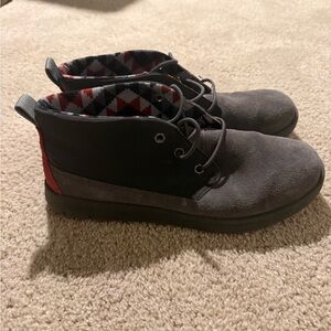 UGG Kids Gray and Black Rain & Snow Boots